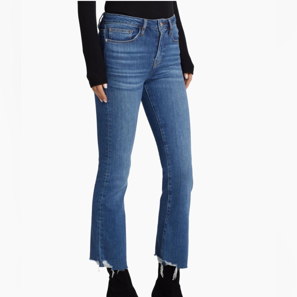 FRAME Le Crop Mini Boot-Leg Jeans, Size 30/US‎ 12 - Picture 4 of 10